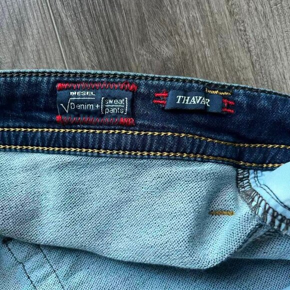 Diesel Thavar Denim + Sweat Pants - Picture 5 of 8